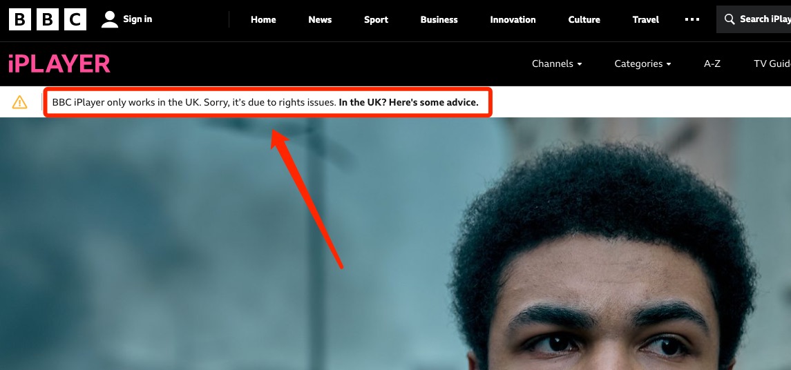 bbc iplayer blocked